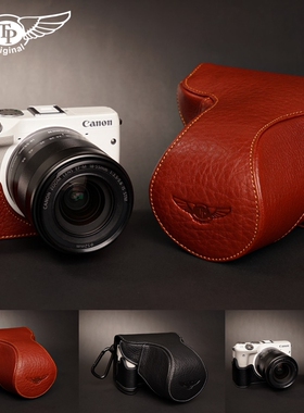 台湾TP 真皮佳能EOS M6相机包EOS M3 M10 M2 M皮套手工牛皮保护套