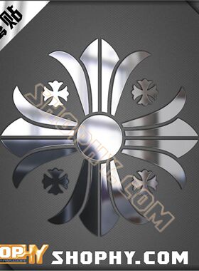 克罗心ChromeHearts金属贴动漫周边手机自行车汽车贴纸04