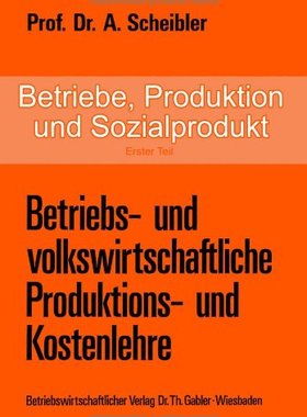 【预售】Betriebe, Produktion Und Sozialprodukt: Erster...