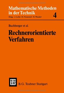 【预售】Rechnerorientierte Verfahren