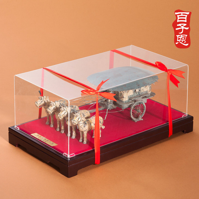 兵马俑铜车马 2号车 安车 青铜器 工艺品 办公室摆件 客厅装饰