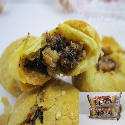 宏继浙江特产咸味酥饼零食梅干菜