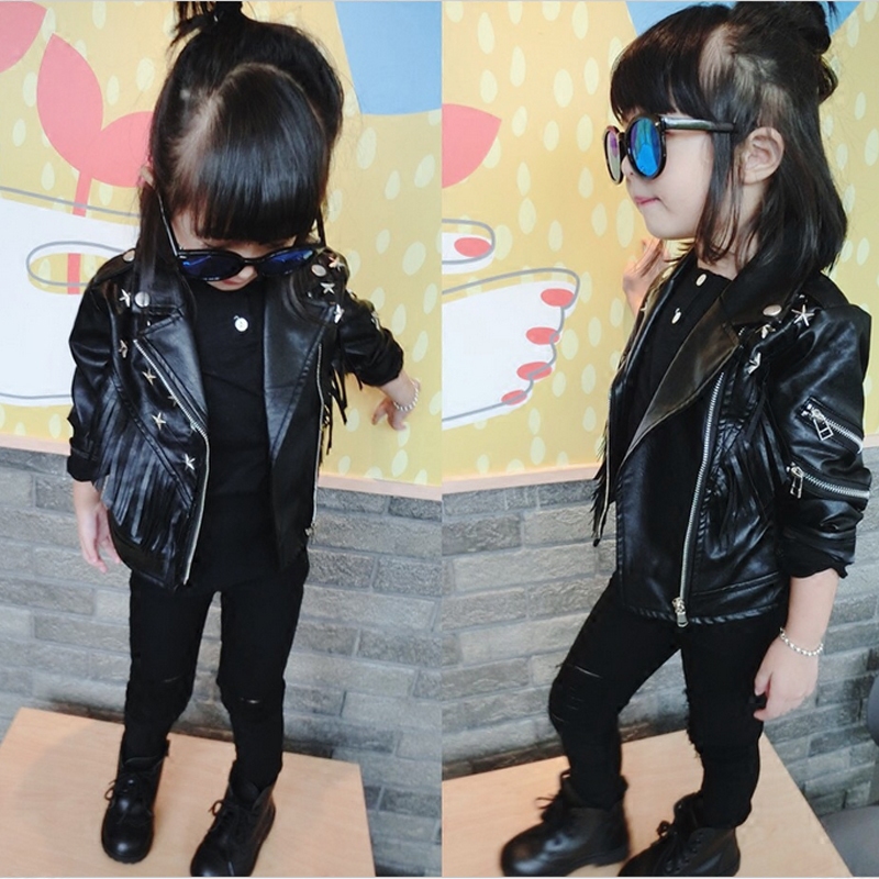 Veste pour fille cuir - Ref 2160070 Image 1