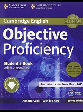 【预售】Objective Proficiency Student's Book Pack (Studen