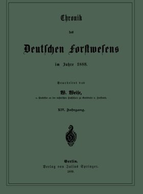 【预订】Chronik Des Deutschen Forstwesens Im...