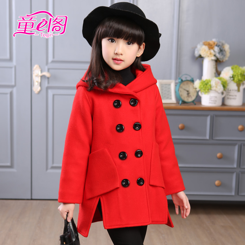 Manteau pour fille en laine - Ref 2161730 Image 1