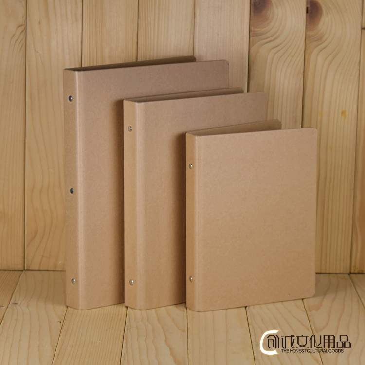 a4多层文件夹插页活页笔记本透明