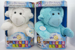 Glo E 神奇发光幻彩灯光渐变颜色柔软安抚夜灯毛绒玩具小猴子玩偶