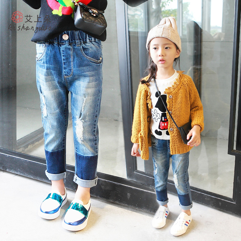 Pantalon fille en toile - Ref 2060979 Image 1