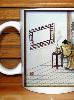 文化摆件茶杯纪念品