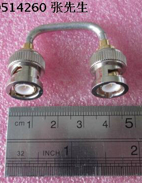 RADIALL BMC公-BNC公 射频同轴稳幅稳相铜管半刚性电缆跳线