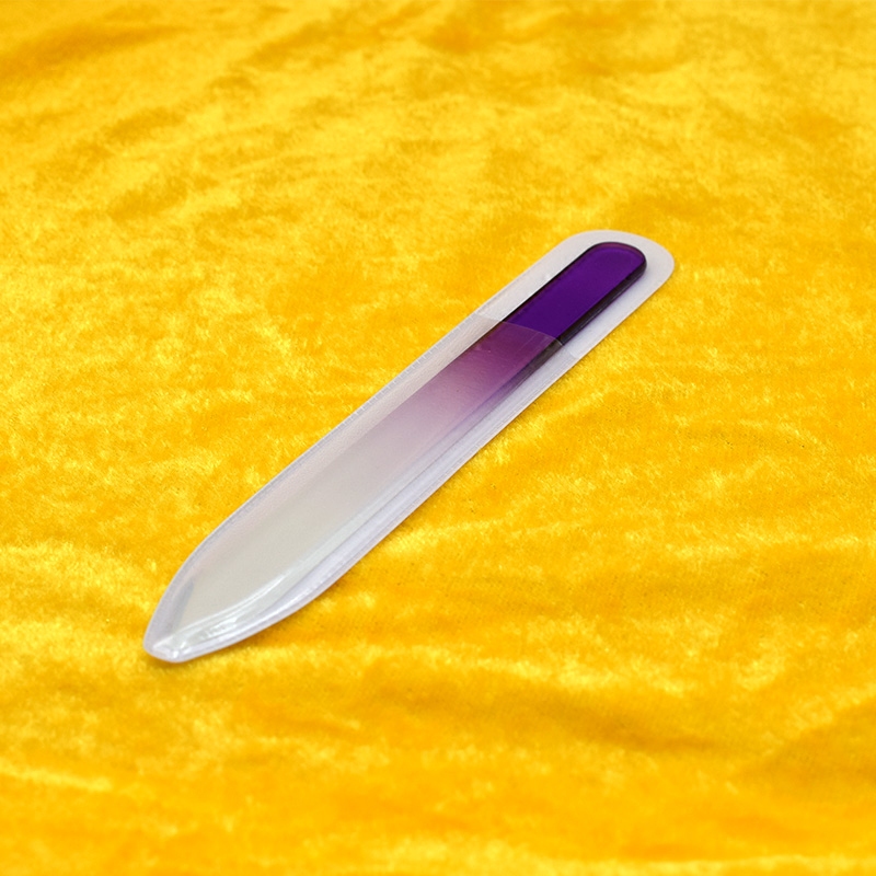 컬러 유리 파일 고무 도장 공백 열수축 시트 트리밍 핸드 폴리싱 DIY 매니큐어 및 매니큐어 도구