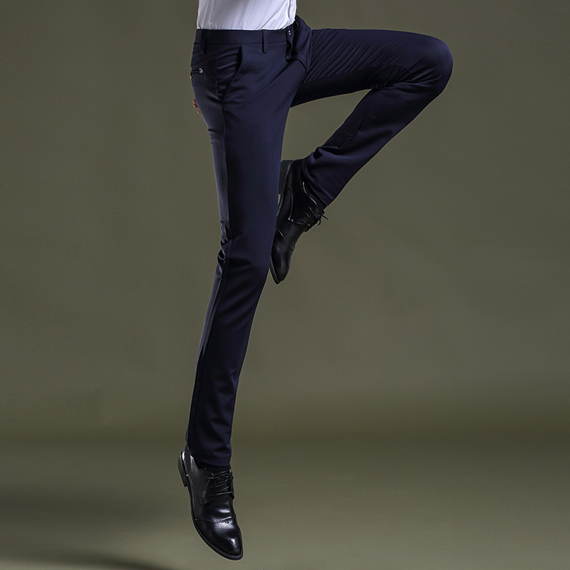 秋季休闲上班修身直筒正装小脚裤