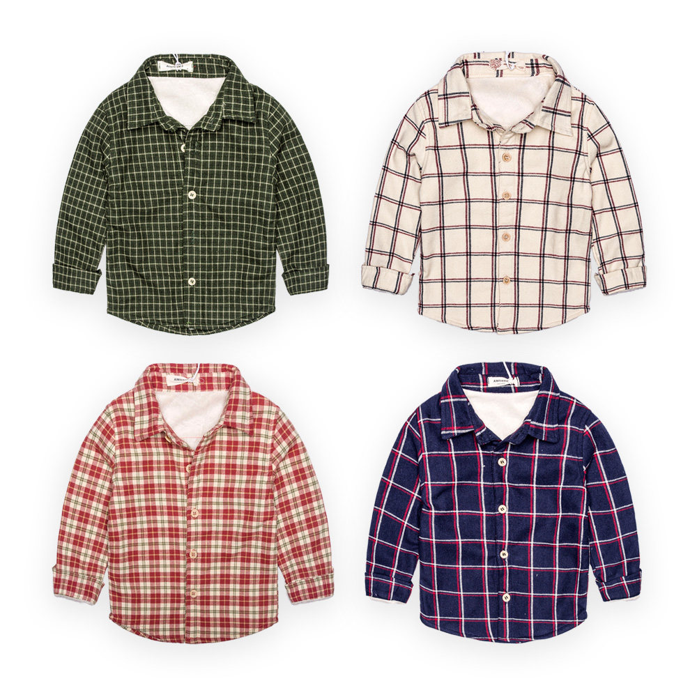 Chemise garcon à manche longue - Ref 2078344 Image 1