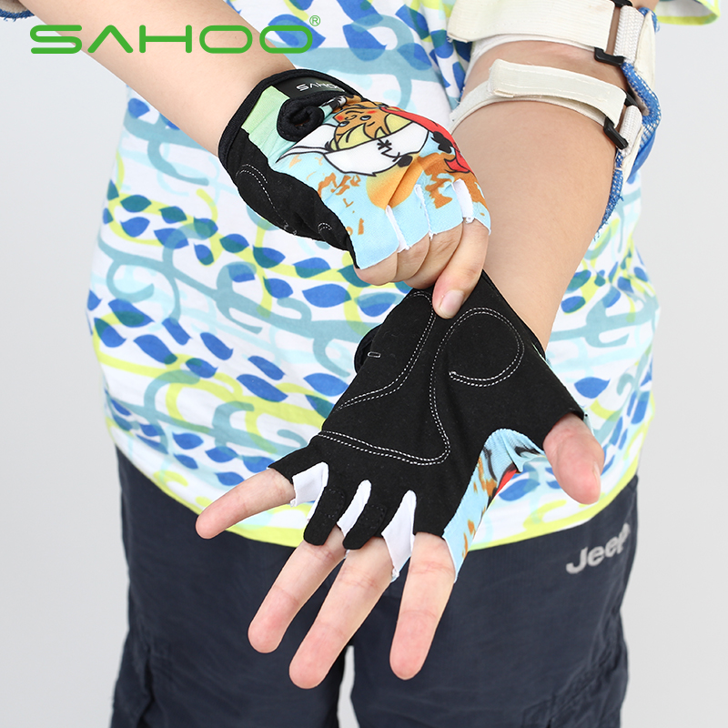 Gants pour vélo mixte SAHOO - Ref 2238829 Image 1