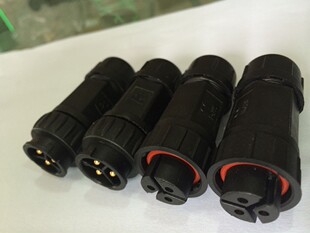 ip68防水连接器航空插头插座大电流大功率防水接头公母快速插接