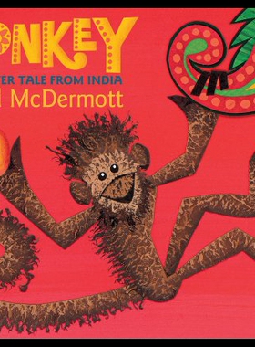 【预售】Monkey: A Trickster Tale from India