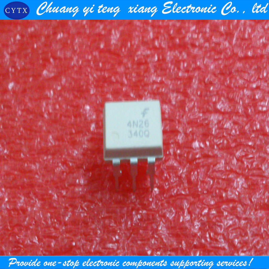 创亿腾翔‖QTC 4N26 DIP6光耦 白色全新原装进口 优势供应