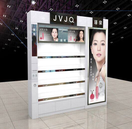 化妆品展示柜产品展柜货架展示架木质烤漆美容院护肤品柜子柜台