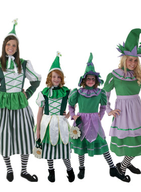 COS化装舞会绿野仙踪精灵服装 女巫服 花仙子 芒奇金精灵服装