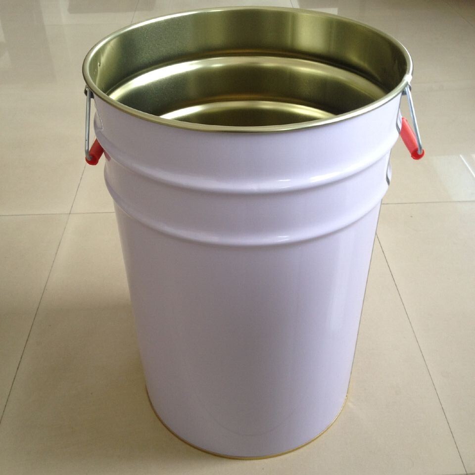 厂家直销30l加厚特厚花篮桶/涂料/油漆/化工/白铁桶 带盖
