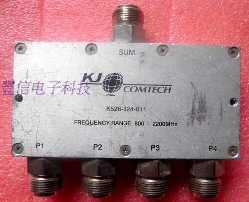 kj comtech k526-324-011 800MHz-2200MHz 一分4同轴宽带功分器