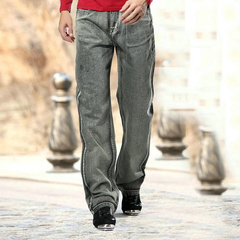 Jeans pour grands chantiers droite en vrac en coton pour automne - Ref 1464875 Image 13