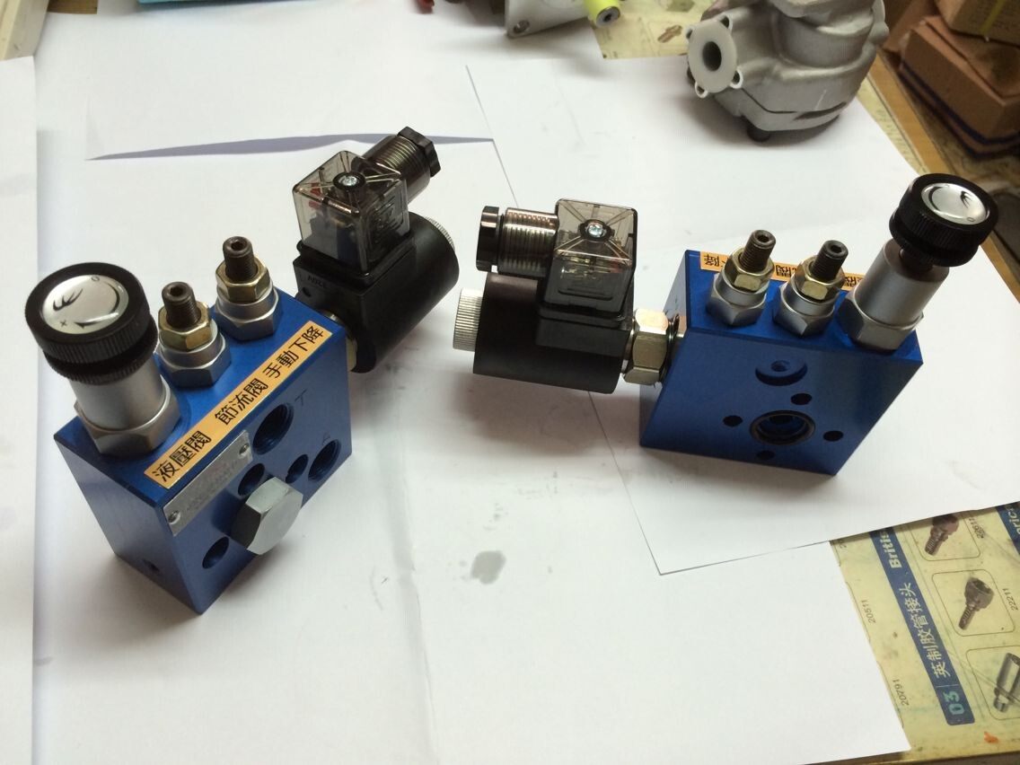 升降机高压电磁阀组EF02220V升降机组合阀液压阀组齿轮泵阀组合