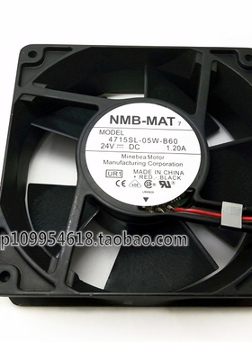 原装 NMB-MAT 4715SL-05W-B60 24V 1.20A 120*120*38MM 铝框风扇