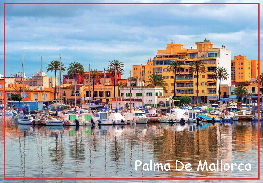 家居贴饰 西班牙帕尔马 马洛卡岛旅游度假纪念品 磁性冰箱贴20261