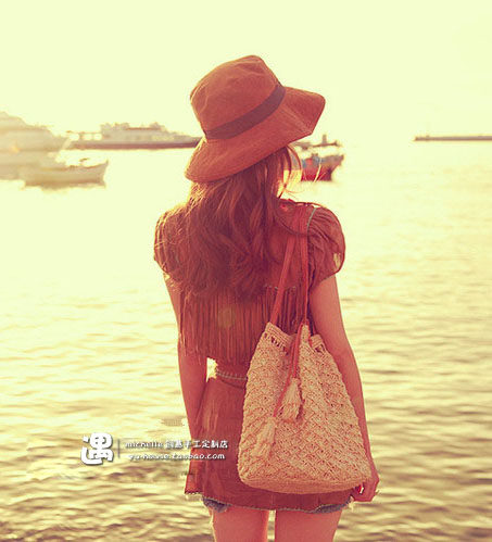 Handmade straw bag Rattan Female bag Pepper Same item Woven bag Beach Bagin the Leather/Lady bags/Men's bag, Ms. bags  category - from Buy2taobao.com to provide professional Taobao agent buy service