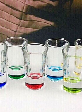 B52子弹杯彩色子弹杯烈酒杯一口杯白酒杯云吞杯6孔12孔杯架套装