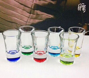 B52子弹杯彩色子弹杯烈酒杯一口杯白酒杯云吞杯6孔12孔杯架套装