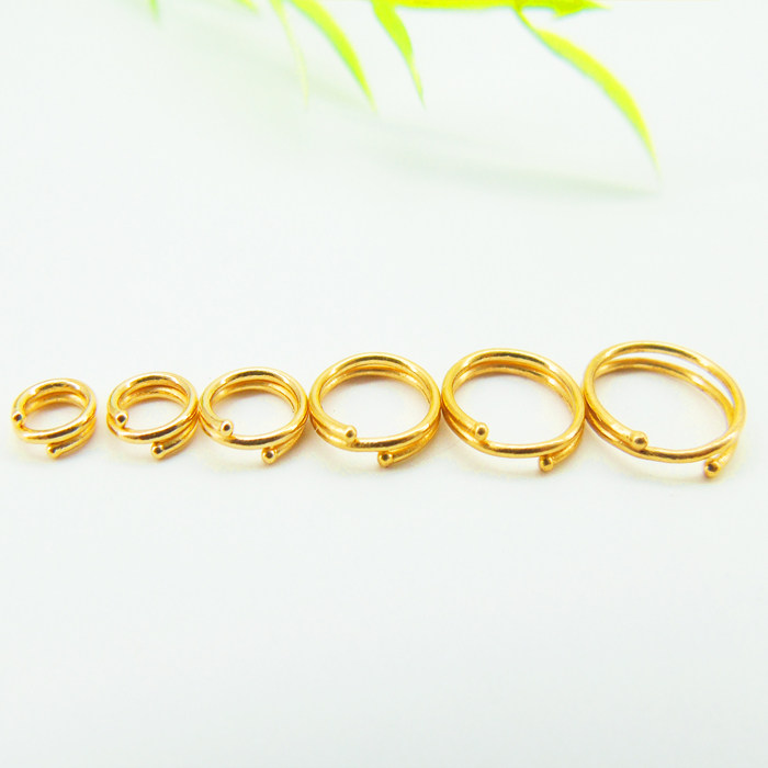 正品足金999雙層黃金耳圈足金雙環耳棍小耳骨圈耳釘耳環耳飾 女款在類目 珠寶/鑽石/翡翠/黃金, 黃金首飾（新）, 耳飾中 - 來自Buy2taobao.com提供專業的淘寶代購服務