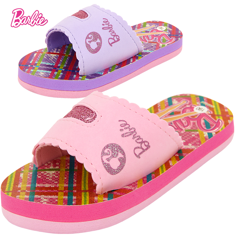 Chaussons enfants en EVA BARBIE - semelle EVA - Ref 1013986 Image 1