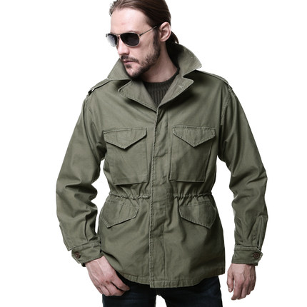 CQB ALPHA M43夹克军绿中长款阿尔法风衣男