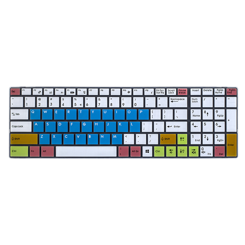 升派 笔记本电脑键盘保护膜贴套 火影火神V7-PRO 麦本本 黑麦A-J