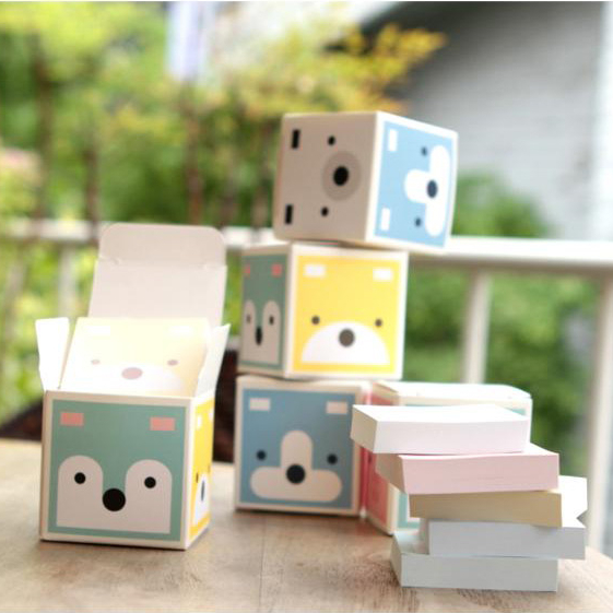 方形盒装5本便签纸标签纸便条纸粘贴黏性 韩版超萌可爱小动物批发