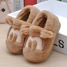 Chaussons enfants en suède pour hiver - semelle tendon - Ref 1007401 Image 9