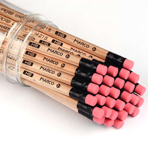 三角杆六角书写马可4215原木铅笔