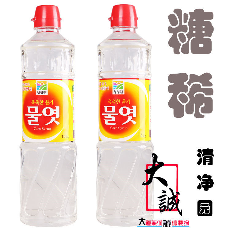 2瓶包邮 韩国进口调料 清净园糖浆 糖稀 泡菜韩国料理专用1200g