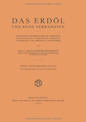 【预售】Das Erdol Und Seine Verwandten: Geschichte, Ph...