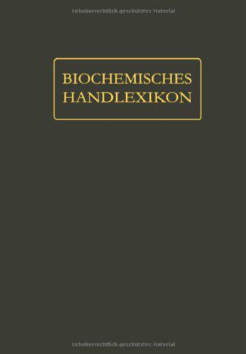 【预订】Biochemisches Handlexikon: XI. Band ...