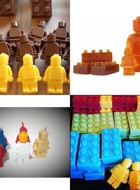 新款lego乐高积木冰格烘培蛋糕
