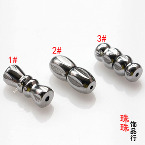 DIY手工编制材料配件螺丝扣螺旋扣拧扣项链扣手链扣连接扣 铜镀镍