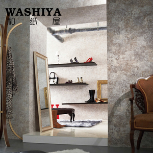 【和纸屋】LOFT工业风做旧水泥墙背景 进口日本墙纸壁纸 按米卖