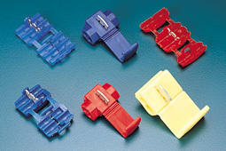 进口台湾KSS凯士士电线接线夹快速连接器 PP阻燃KW-11蓝色 100pcs