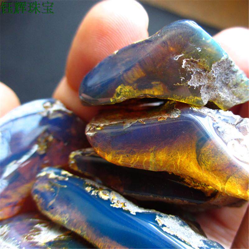 钰辉珠宝多米尼加蓝珀精选天空蓝净水料实体放心店同价出售出售