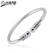 S990 pure silver silver sterling silver bracelet trail month national wind sent his girlfriend couple garlic and silver bracelets for men and women 114