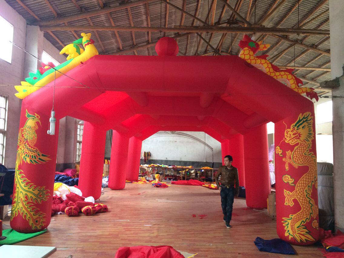 新款充气帐篷 酒席帐篷 充气帐篷 五边形帐篷 天使帐篷 广告帐篷